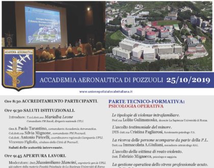 I RELATORI DEL 2° CONVEGNO NAZIONALE DI POZZUOLI