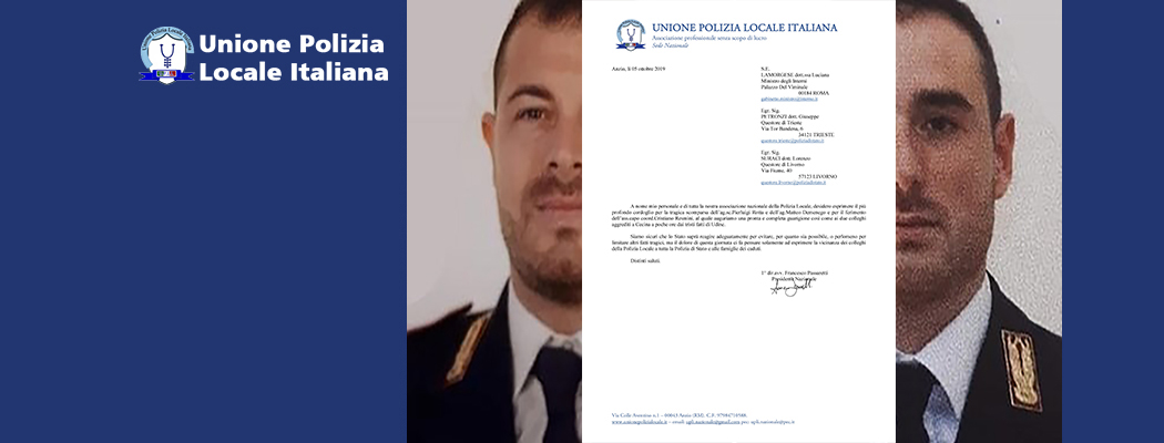 SOLIDARIETA' E CORDOGLIO PER LE AGGRESSIONI ALLA POLIZIA DI STATO