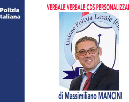 MODELLO VERBALE PER VIOLAZIONI CDS (modulo personalizzabile) di M.Mancini