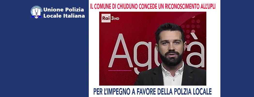 CHIUDUNO (BG) CONCEDE UN RICONOSCIMENTO ALL'UPLI