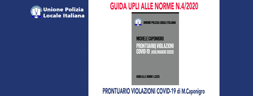 GUIDA ALLE NORME 4/2020-PRONTUARIO COVID-19 (agg.maggio 2020)