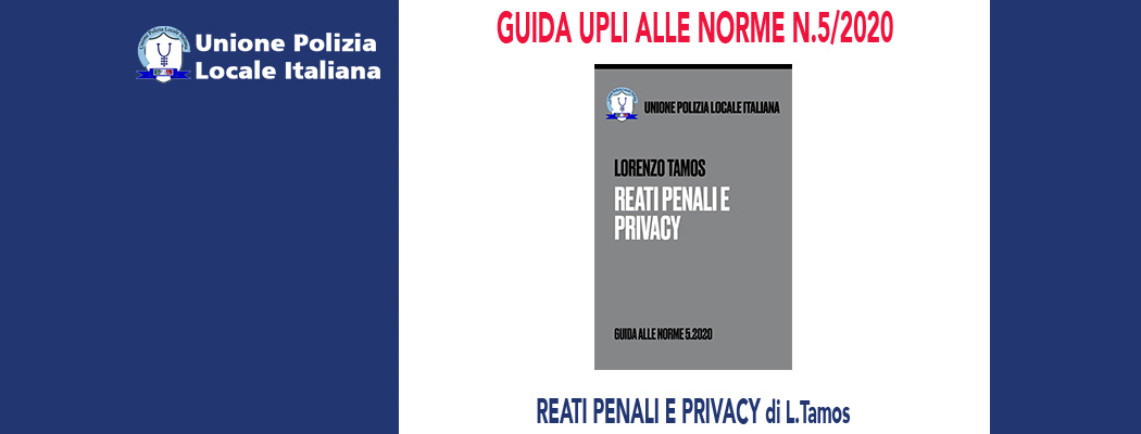 GUIDA ALLE NORME 5/2020-REATI E PRIVACY