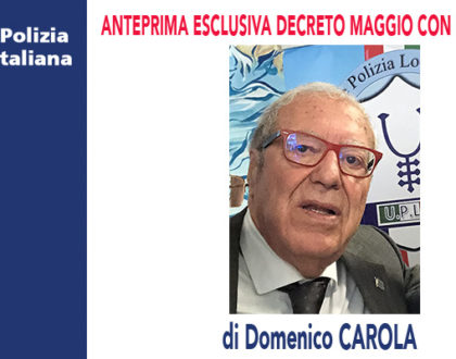 ANTEPRIMA ESCLUSIVA UPLI-DECRETO MAGGIO CON COMMENTO di D.Carola