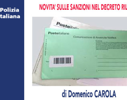 NOVITA' SULLE SANZIONI NEL DECRETO RILANCIO di D.Carola