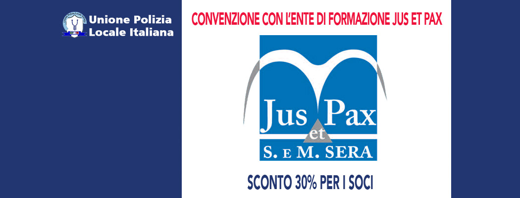 CONVENZIONE UPLI CON L'ENTE DI FORMAZIONE JUS ET PAX