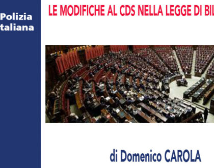 LE MODIFICHE AL CDS NELLA LEGGE DI BILANCIO 2021 di D.Carola