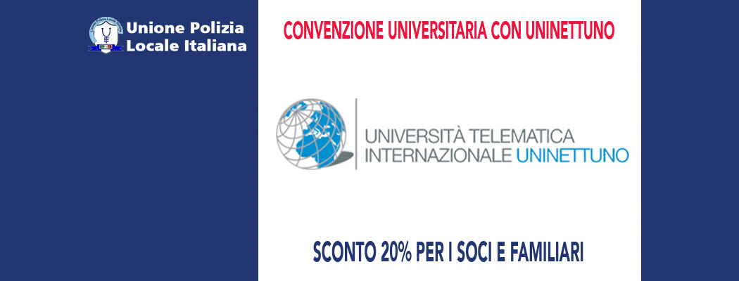 CONVENZIONE UNIVERSITARIA UPLI - UNINETTUNO