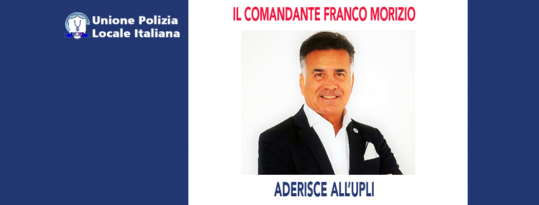 FRANCO MORIZIO ADERISCE ALL'UPLI