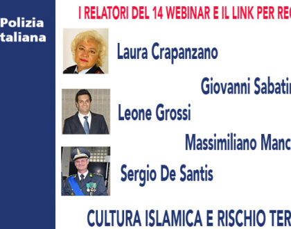 I RELATORI DEL 14 WEBINAR E IL LINK PER REGISTRARSI