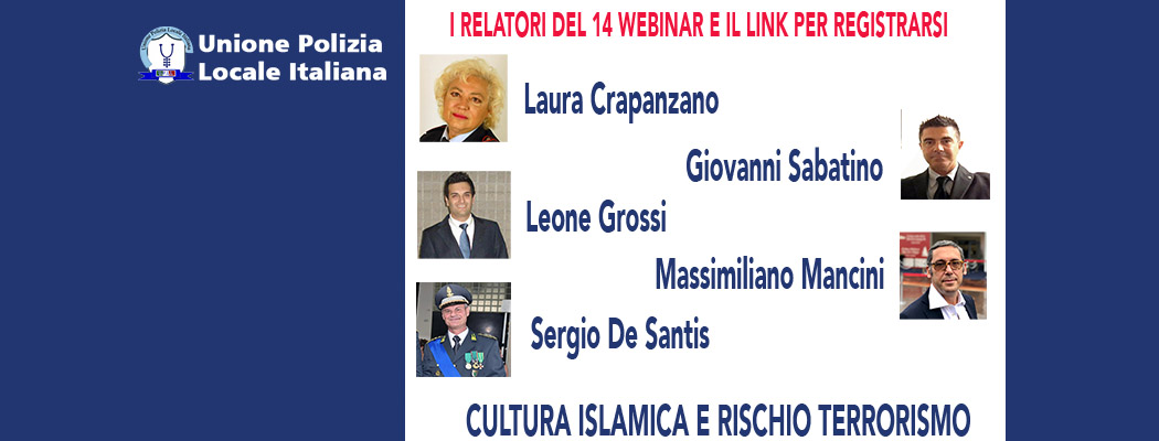 I RELATORI DEL 14 WEBINAR E IL LINK PER REGISTRARSI