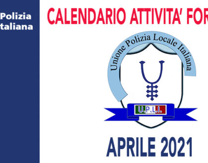 IL PROGRAMMA DI EVENTI UPLI DI APRILE 2021