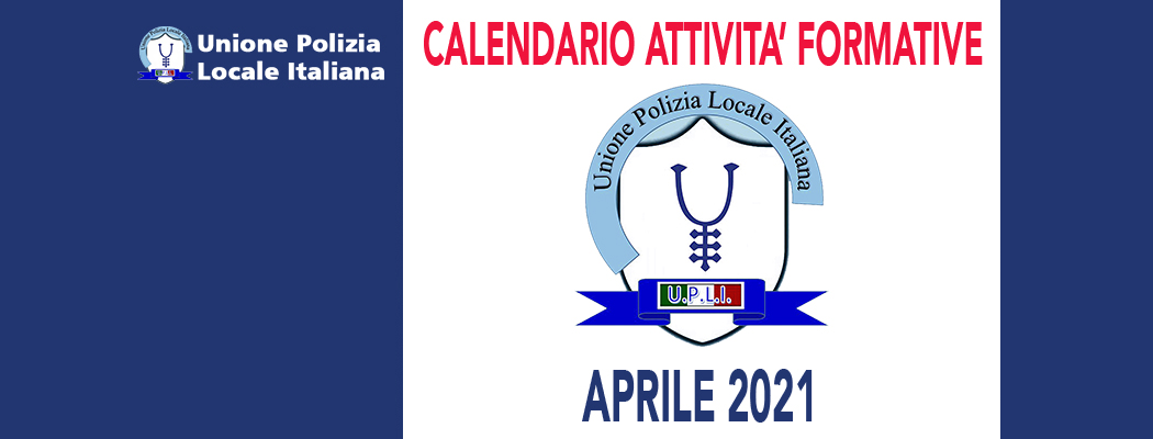 IL PROGRAMMA DI EVENTI UPLI DI APRILE 2021