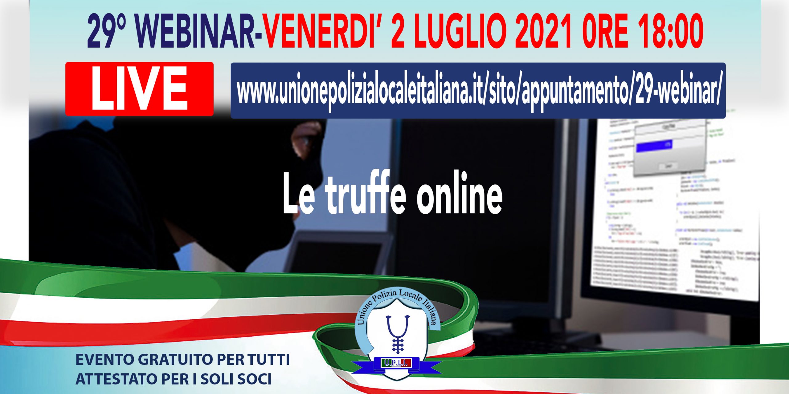 29° WEBINAR UPLI: LE TRUFFE ONLINE