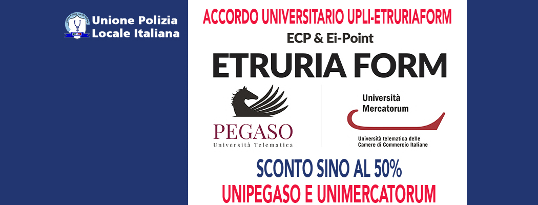 ACCORDO UNIVERSITARIO UPLI-POLO DIDATTICO UNIPEGASO E UNIMERCATORUM MONTEPULCIANO