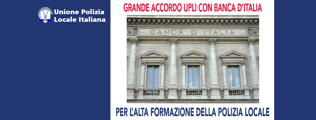 GRANDE ACCORDO UPLI BANCA D'ITALIA