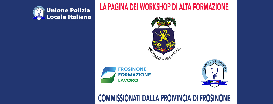 LA PAGINA DEI WORKSHOP DI ALTA FORMAZIONE