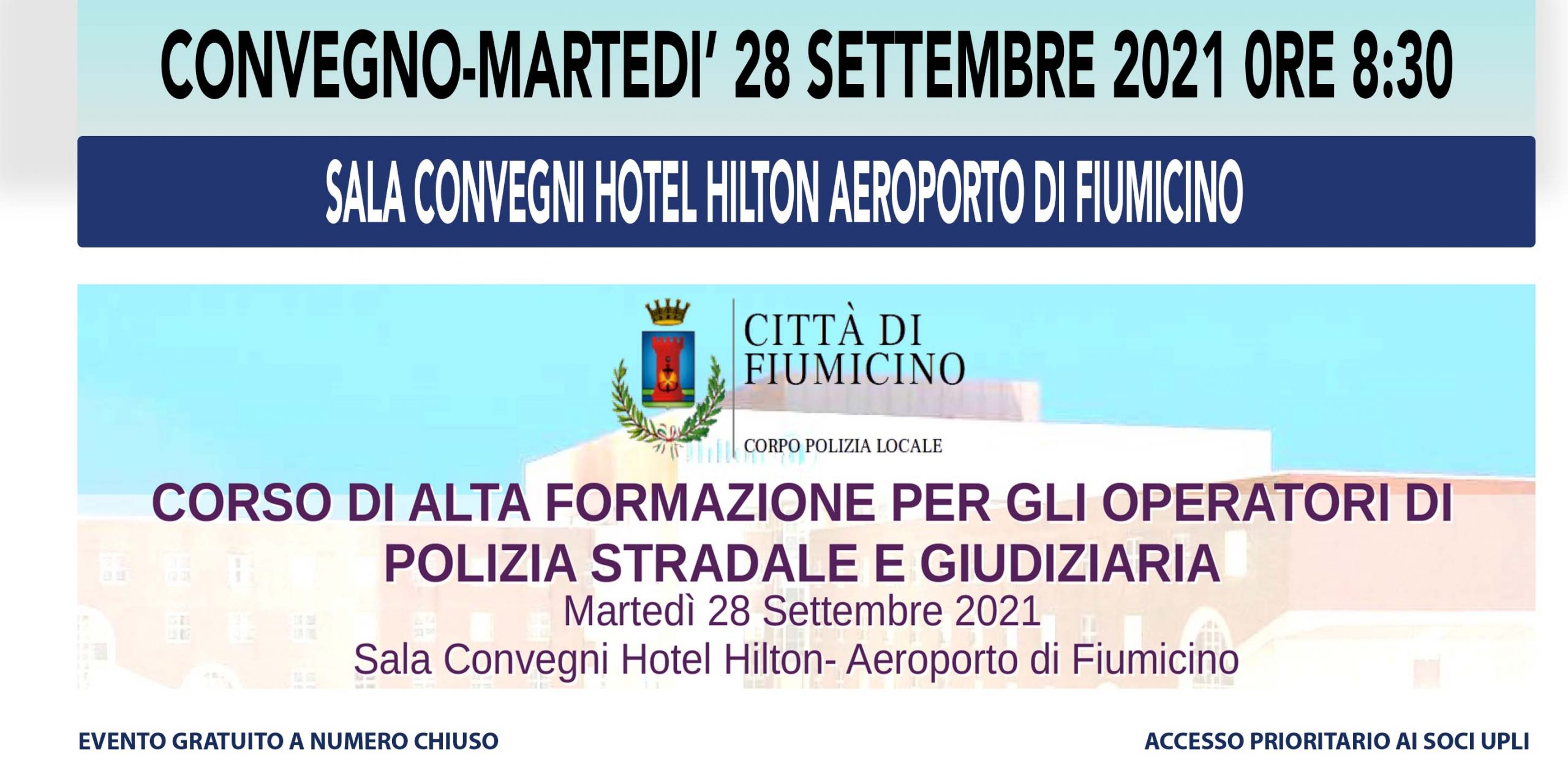 CORSO DI ALTA FORMAZIONE CITTÀ DI FIUMICINO