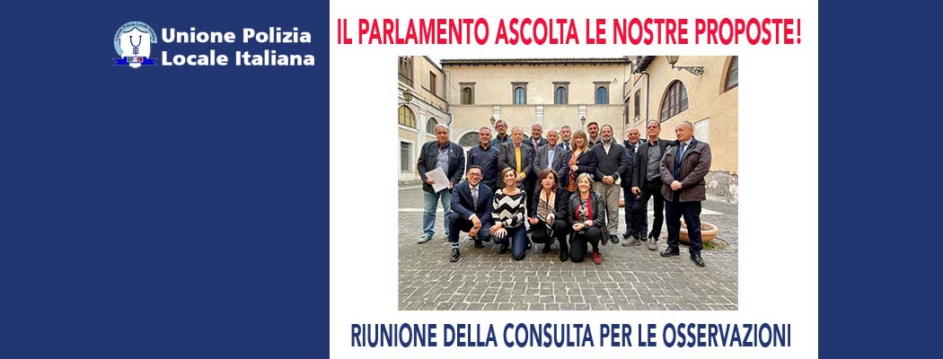 IL PARLAMENTO ASCOLTA LE NOSTRE PROPOSTE!