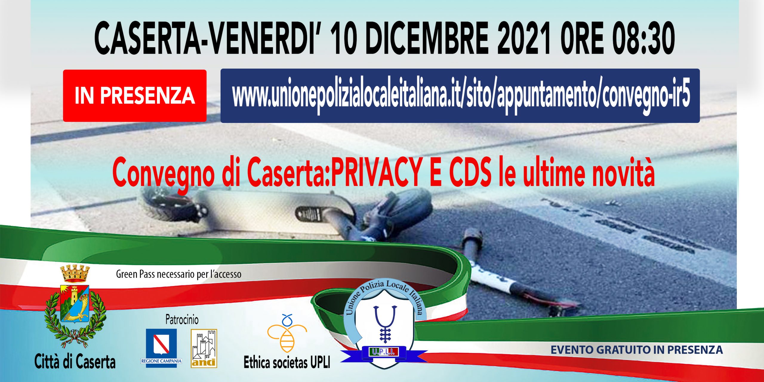 CONVEGNO DI CASERTA: PRIVACY E CODICE DELLA STRADA le ultime novità