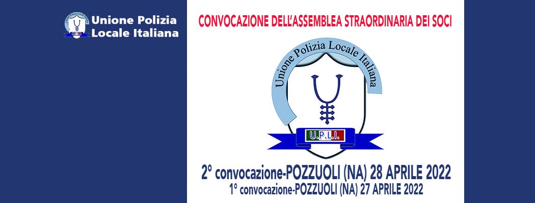 CONVOCAZIONE ASSEMBLEA STRAORDINARIA DEI SOCI 1/2022