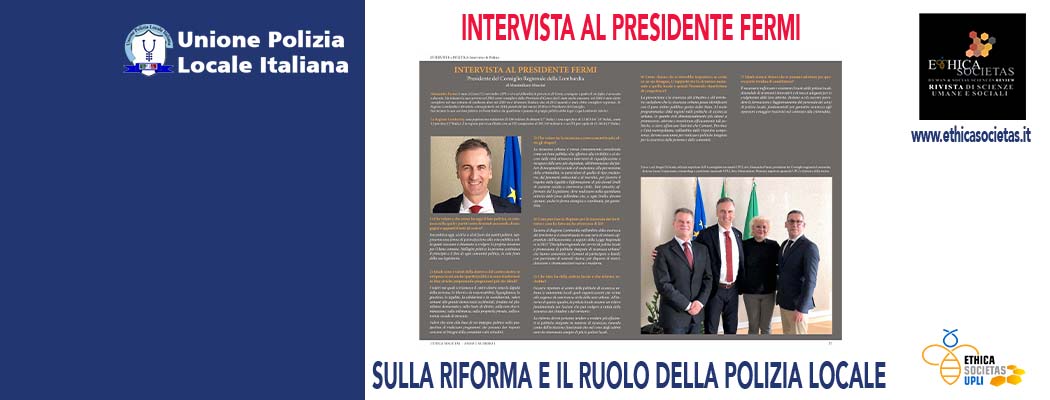 RIFORMA POLIZIA LOCALE-INTERVISTA AD ALESSANDRO FERMI