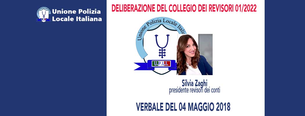 DELIBERAZIONI DEL COLLEGIO DEI REVISORI DEI CONTI DEL 04 MAGGIO 2022