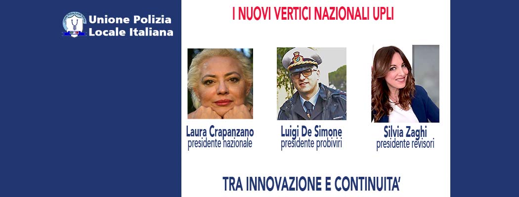 I NUOVI VERTICI NAZIONALI UPLI