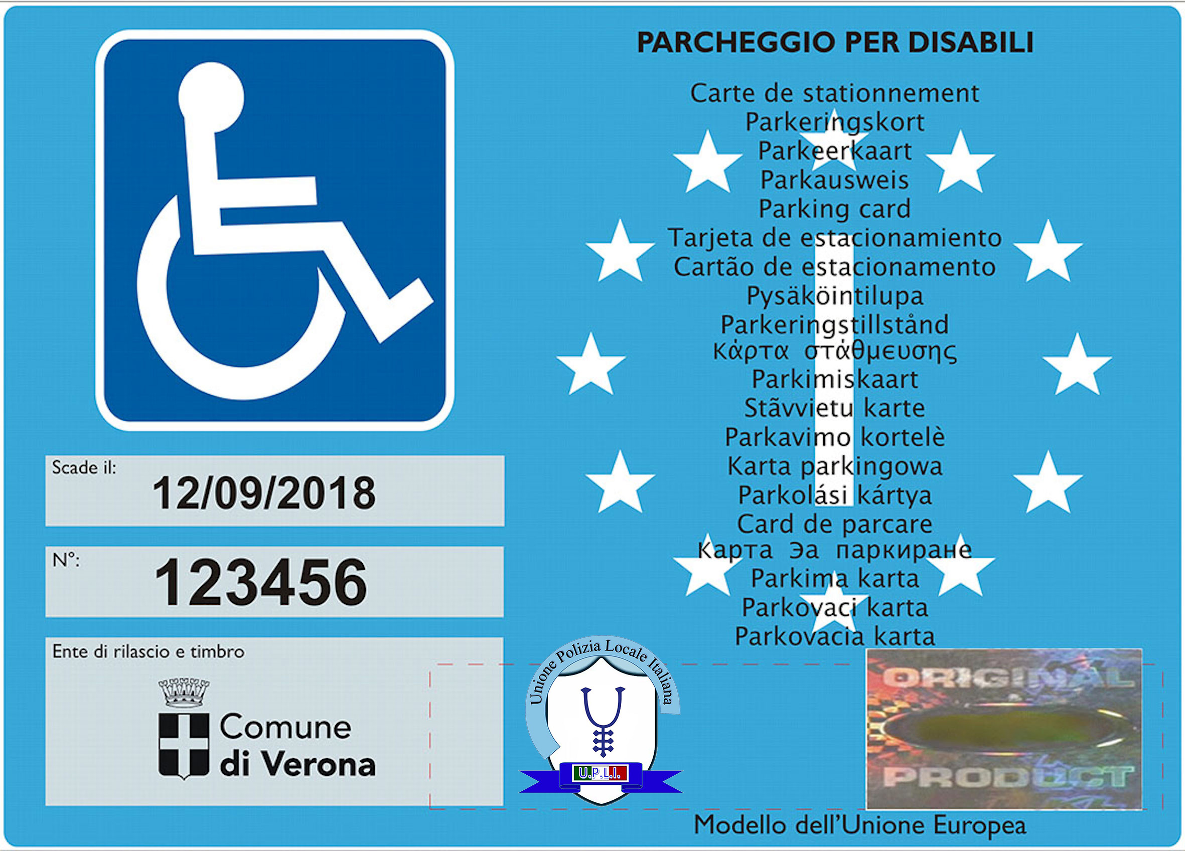 TUTTO SUL CONTRASSEGNO EUROPEO DISABILI, Domenico Carola