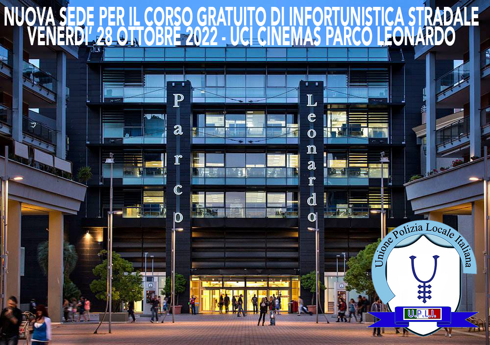 PER LE NUMEROSE ADESIONI SPOSTATA LA SEDE DEL CONVEGNO-CORSO DI INFORTUNISTICA DI VENERDÌ 28