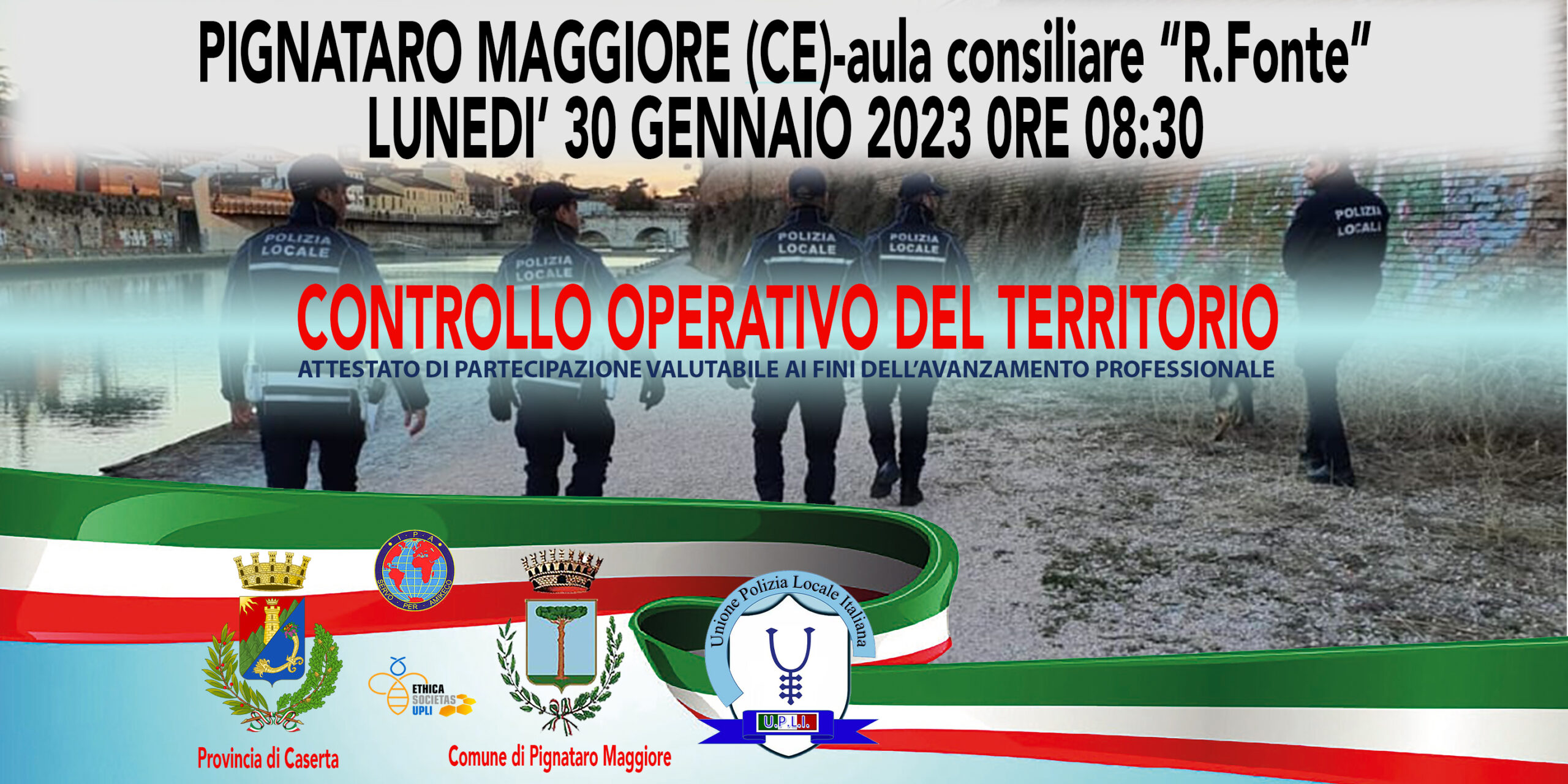 CONVEGNO PIGNATARO MAGGIORE 2023: CONTROLLO OPERATIVO DEL TERRITORIO