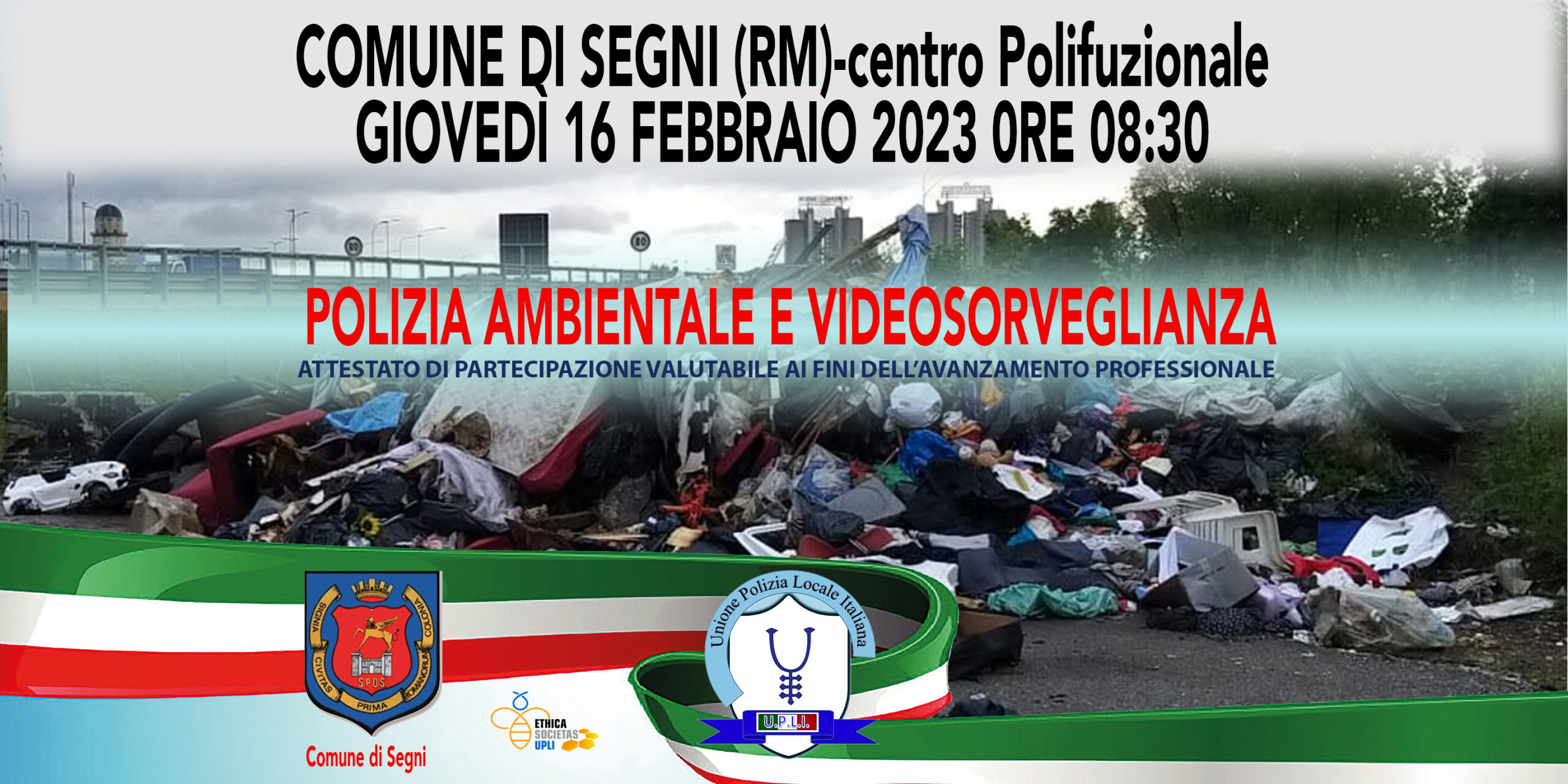 CONVEGNO DI SEGNI (RM)-POLIZIA AMBIENTALE E VIDEOSORVEGLIANZA