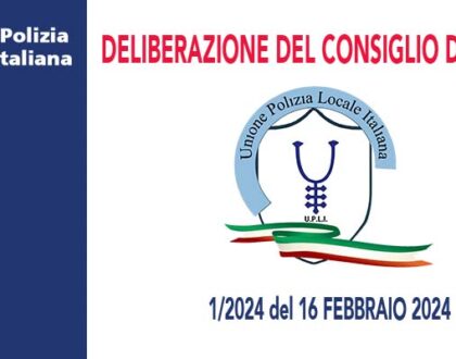 DELIBERAZIONI DEL CONSIGLIO DIRETTIVO DEL 16 FEBBRAIO 2024